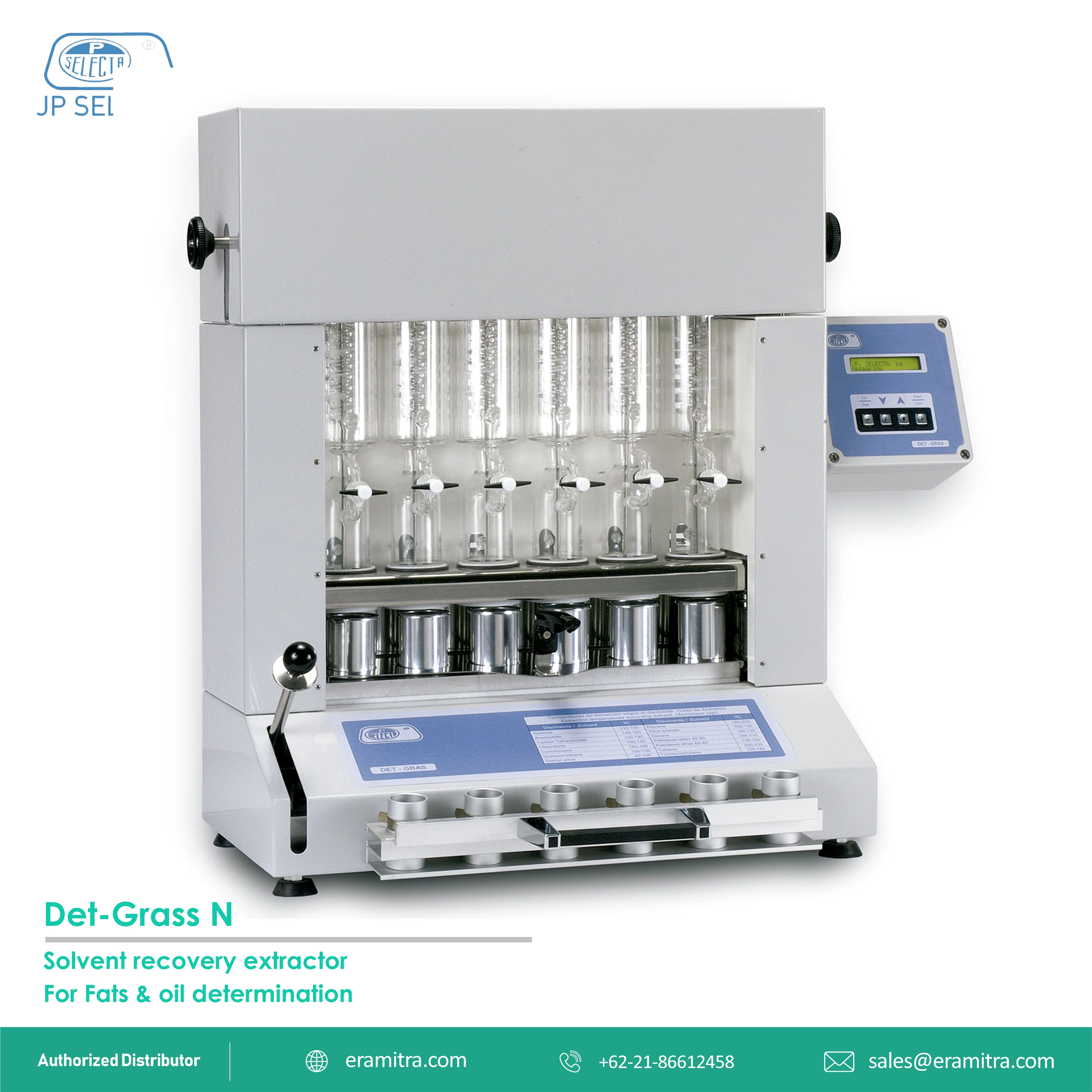 Solvent recovery extractor for fats and oils “Det-gras N”