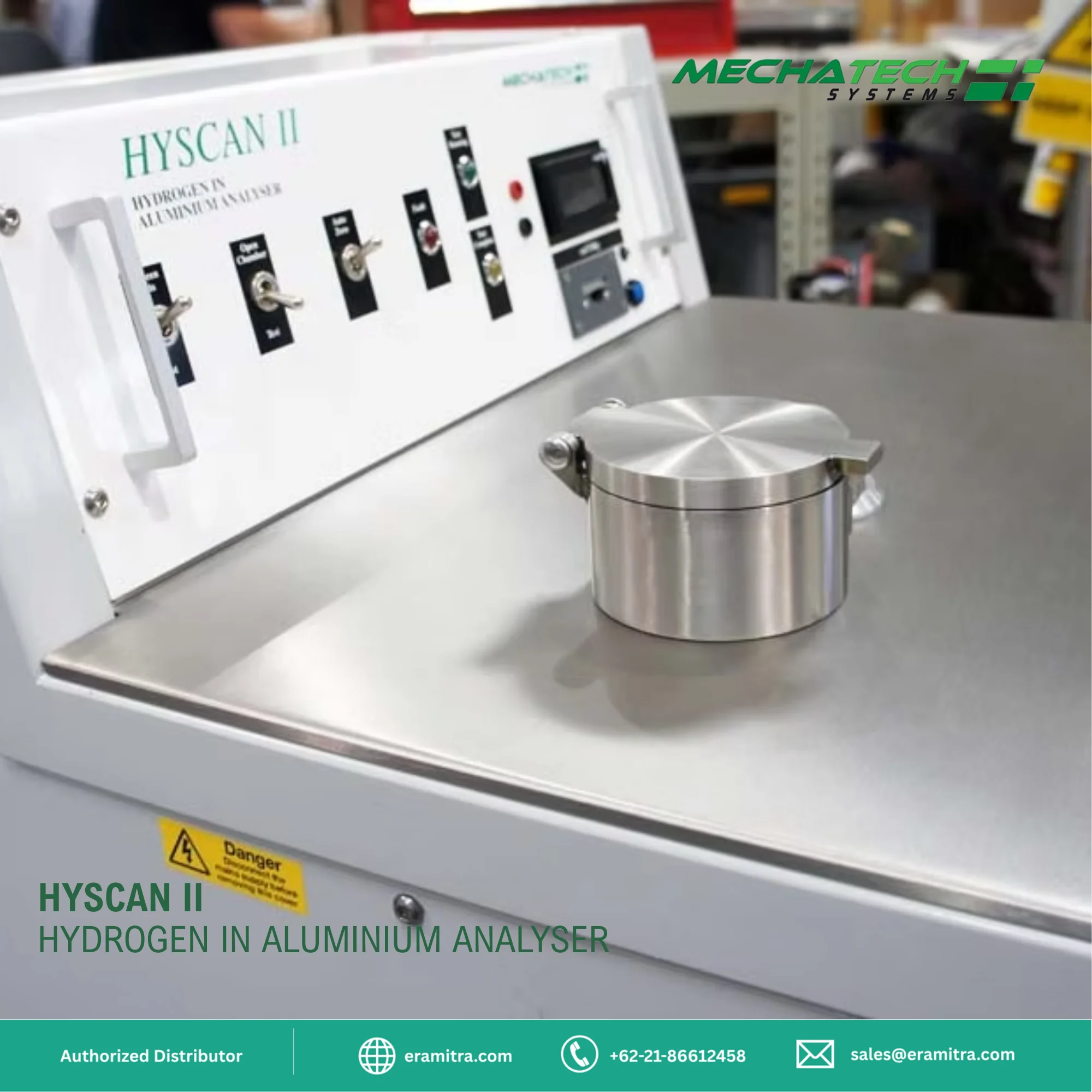 HYSCAN II - HYDROGEN IN ALUMINIUM ANALYSER