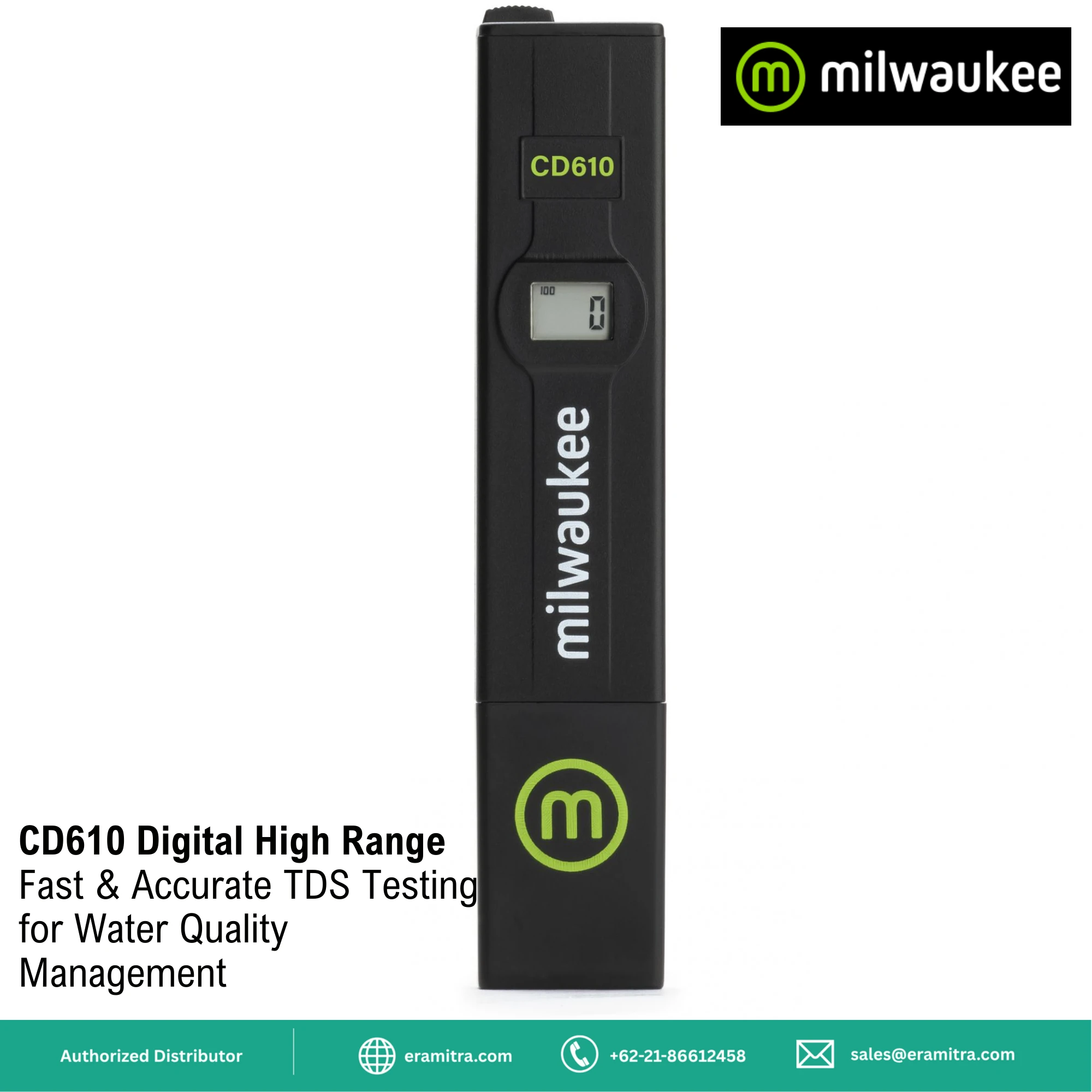 Milwaukee CD610 Digital High Range TDS Pen